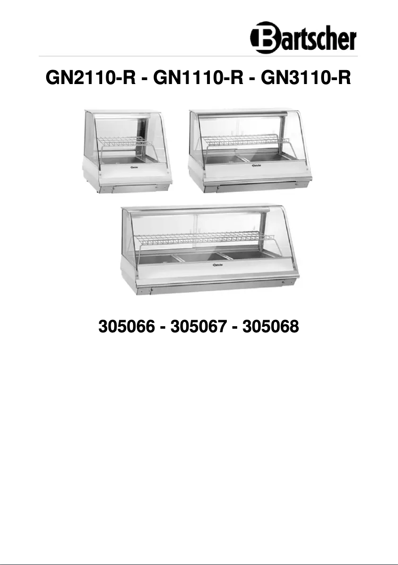 First page image of the manual for GN1110-R