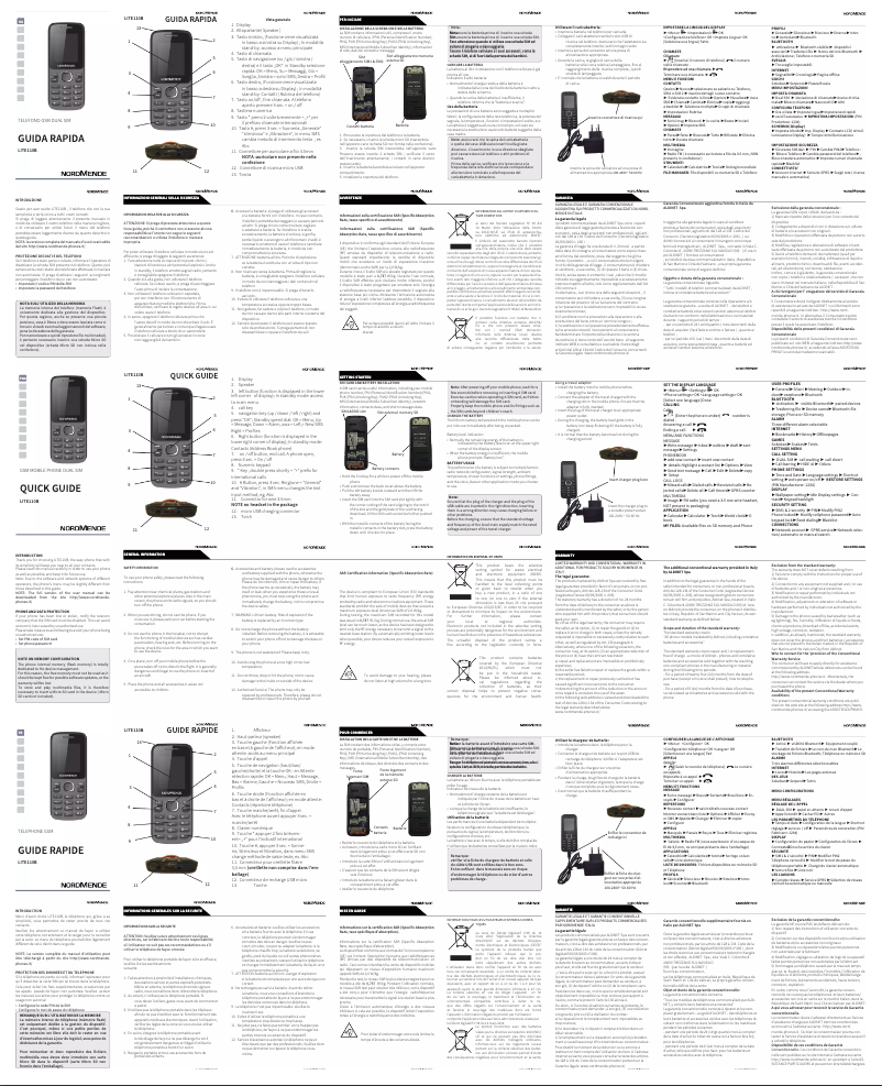 Page 1 of the manual User Manual Nordmende LITE 100
