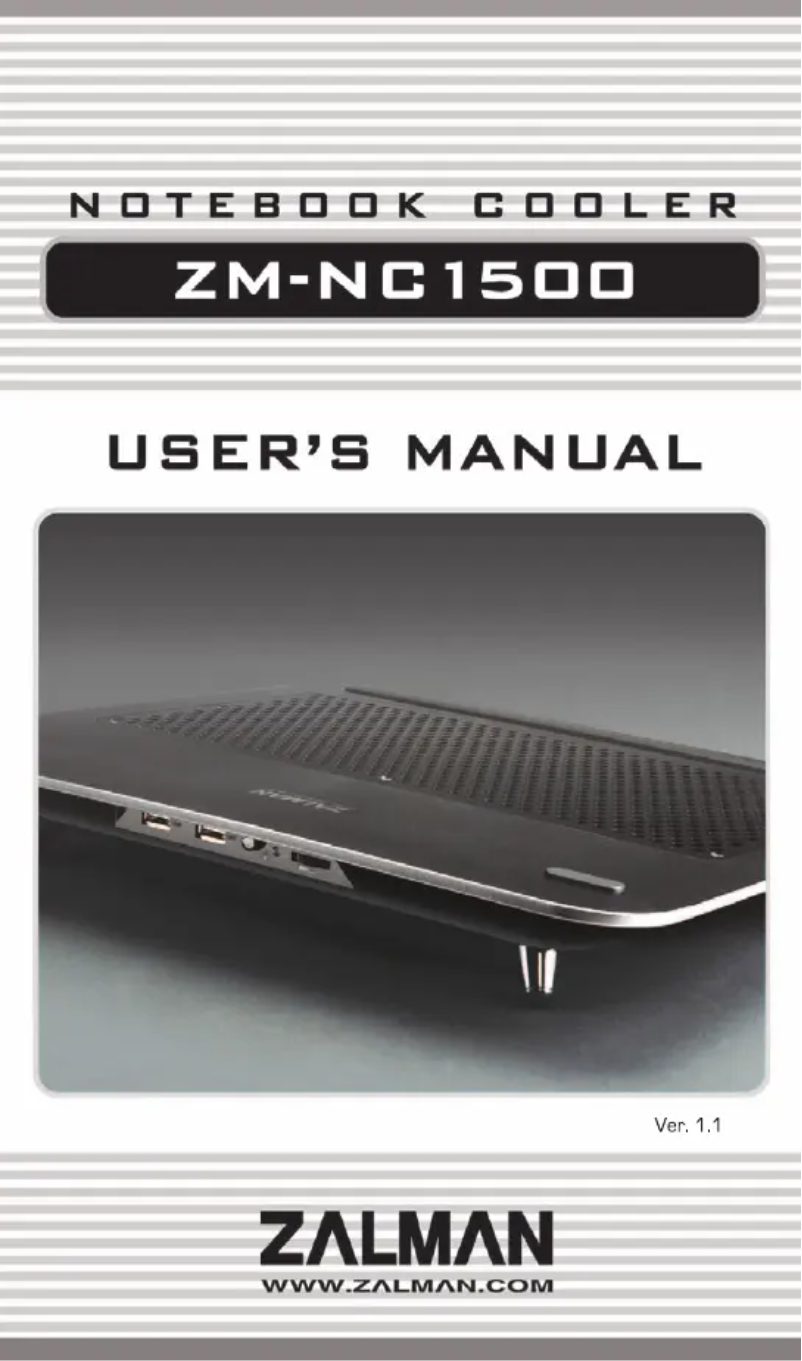 Image de la première page du manuel de l'appareil ZM-NC1500W