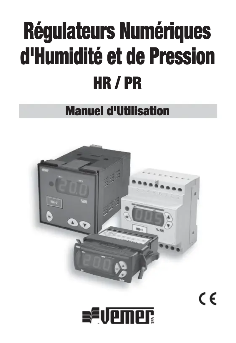 First page image of the manual for HR-2DA