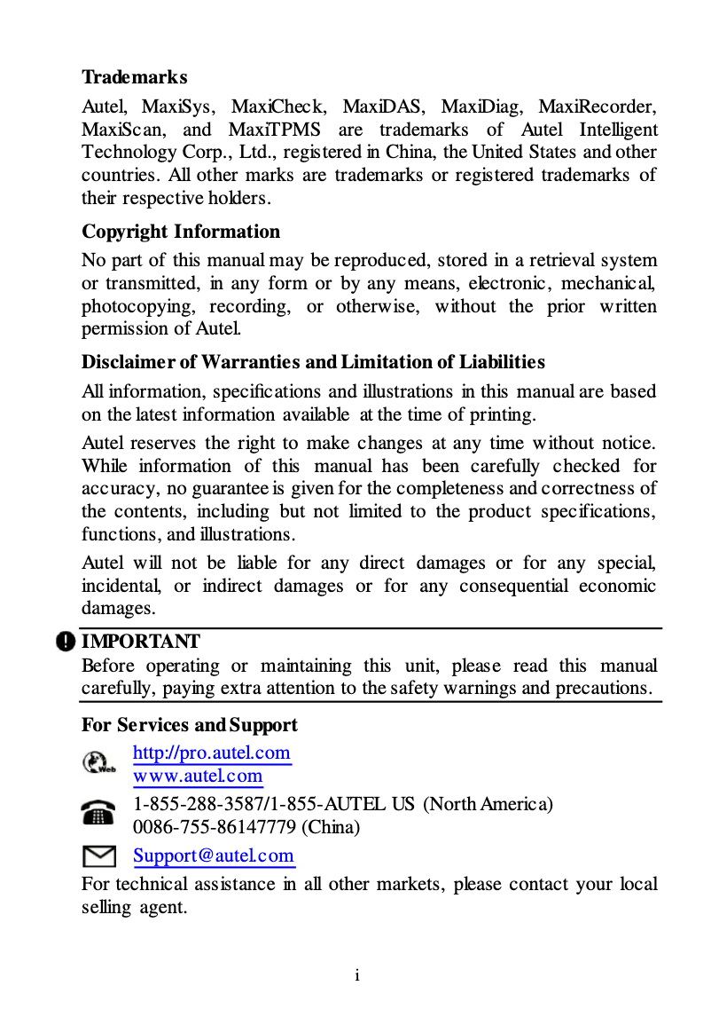 First page image of the manual for MaxiVideo MV160