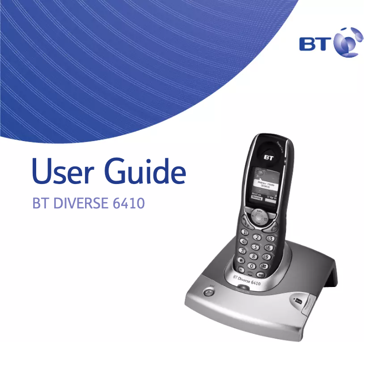 First page image of the manual for Diverse 6410