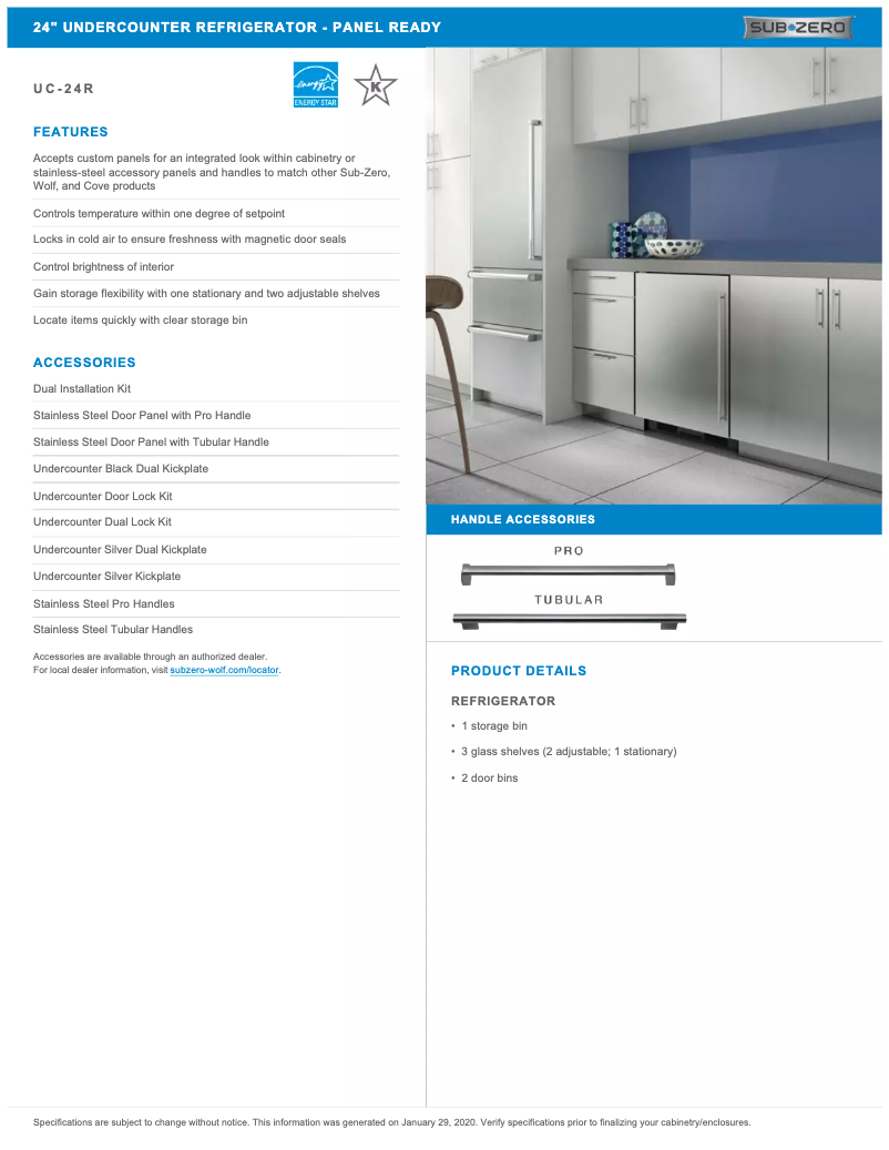 First page image of the manual for UC-24R-LH