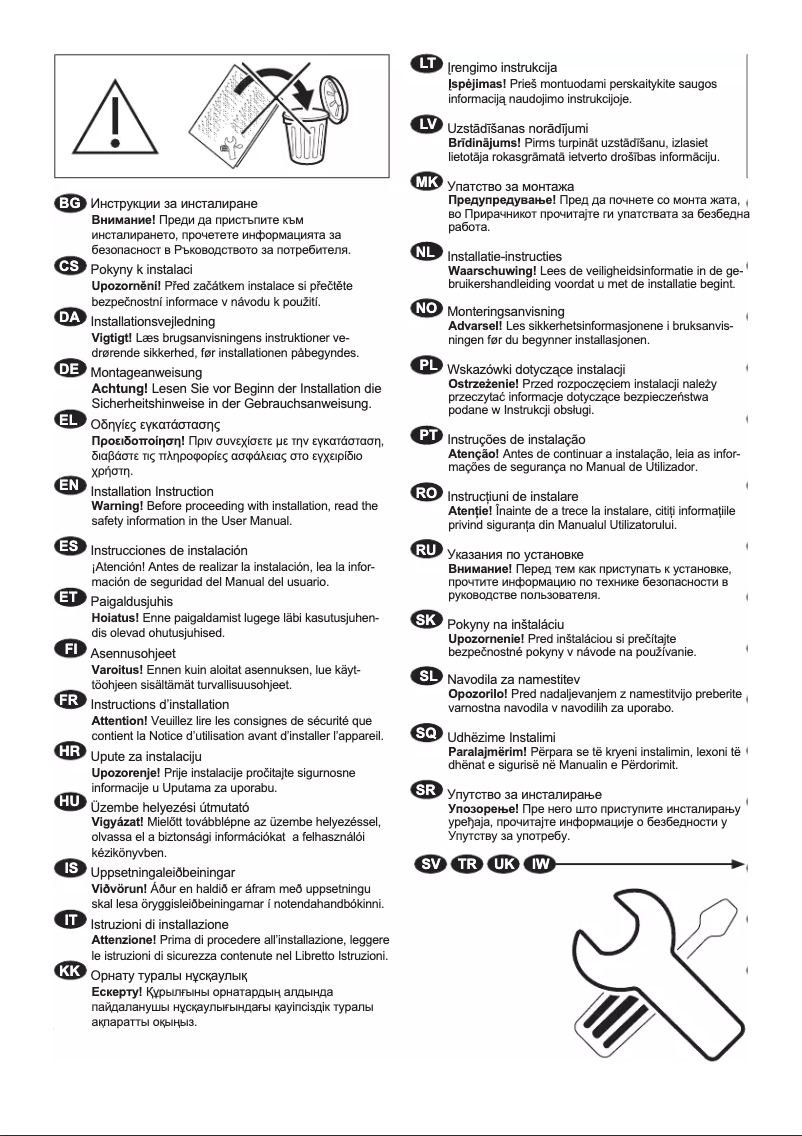Page 1 of the manual User Manual AEG L8WE06CS