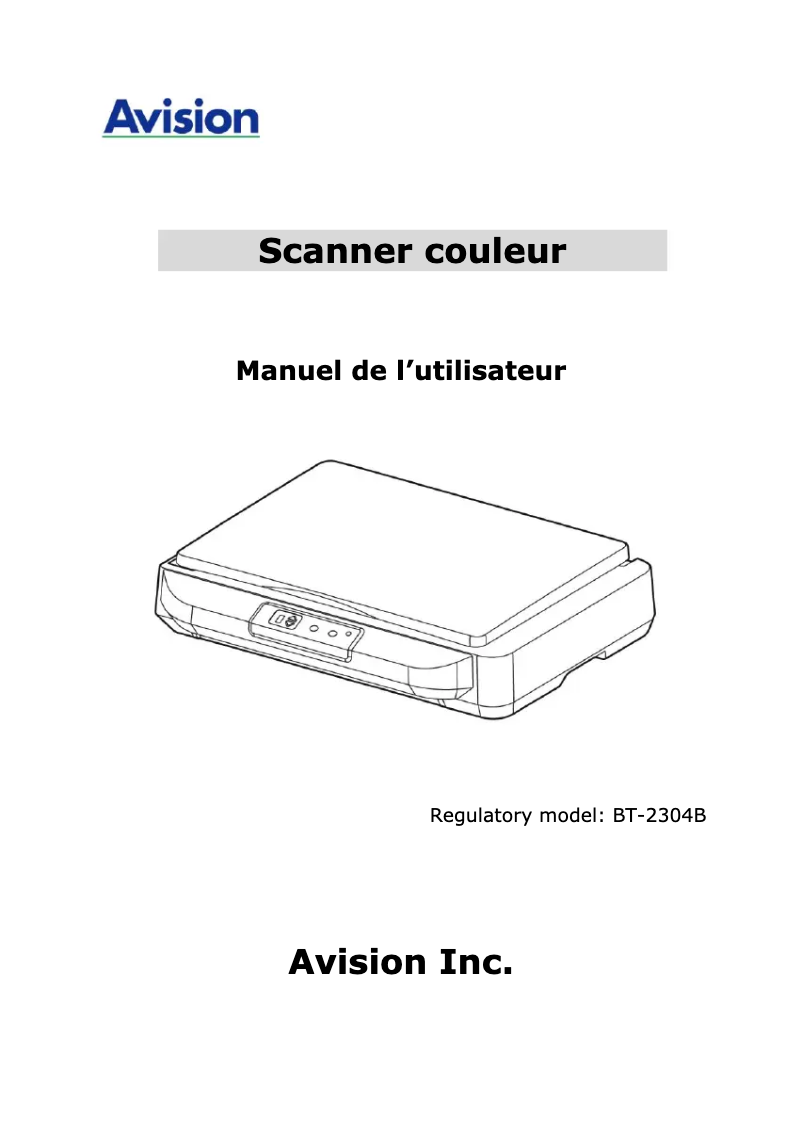 First page image of the manual for FB6300