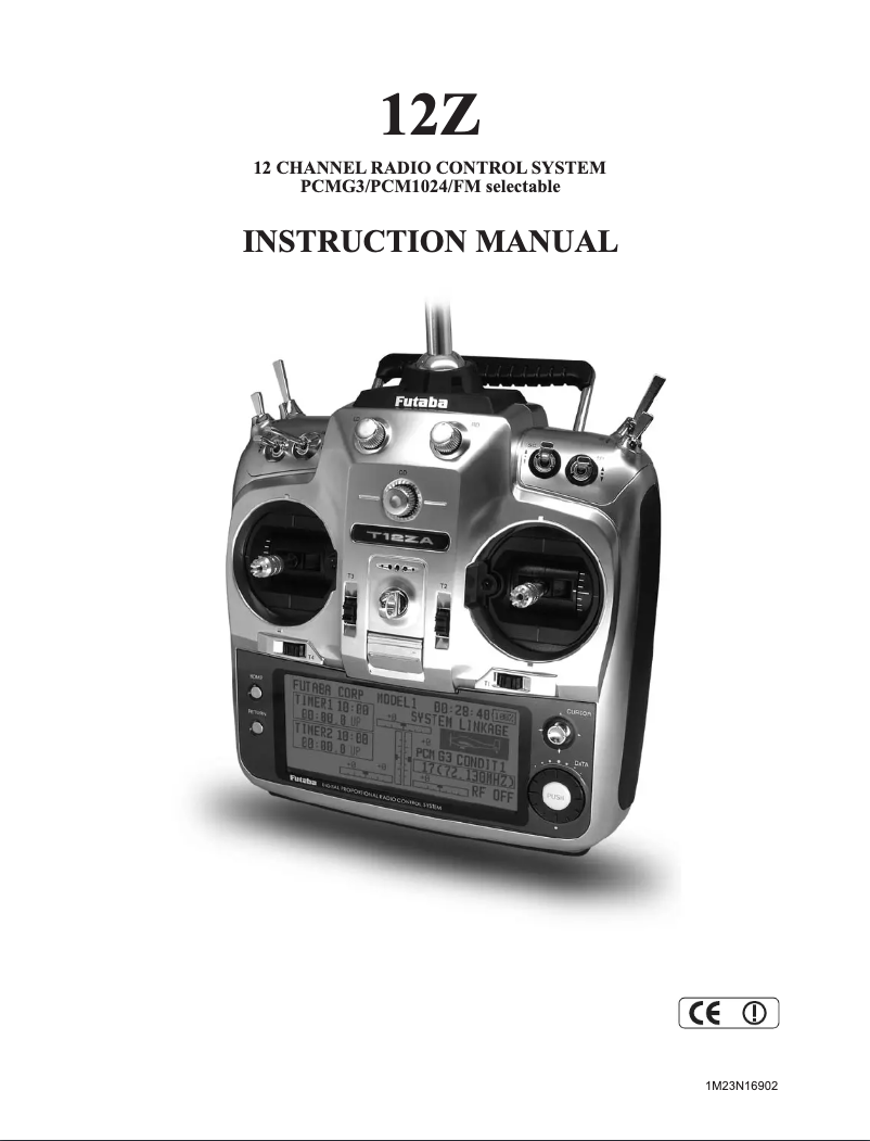 First page image of the manual for 12Z