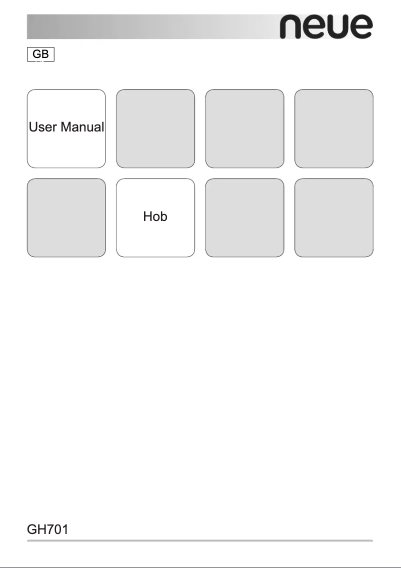 First page image of the manual for GH701