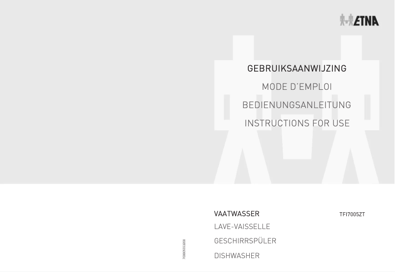 Page 1 of the manual User Manual Etna TFI7005ZT