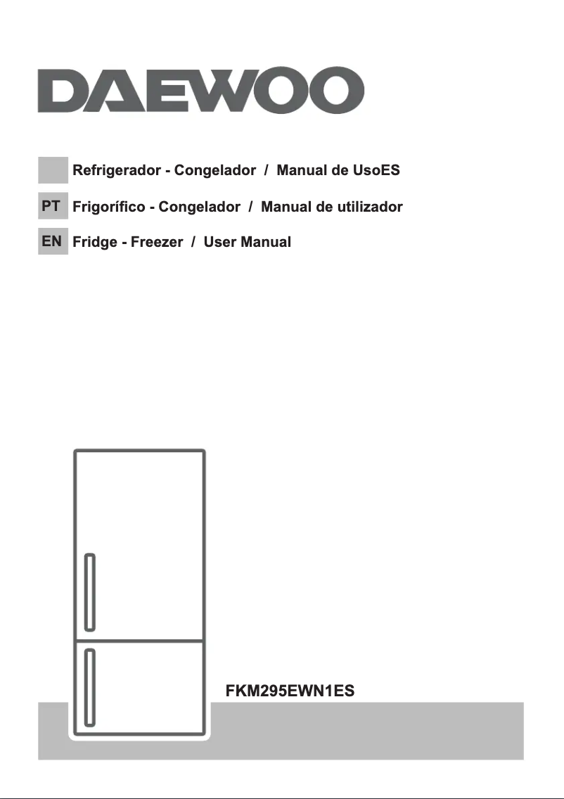 Page 1 of the manual User Manual Daewoo FKM295ELN3ES