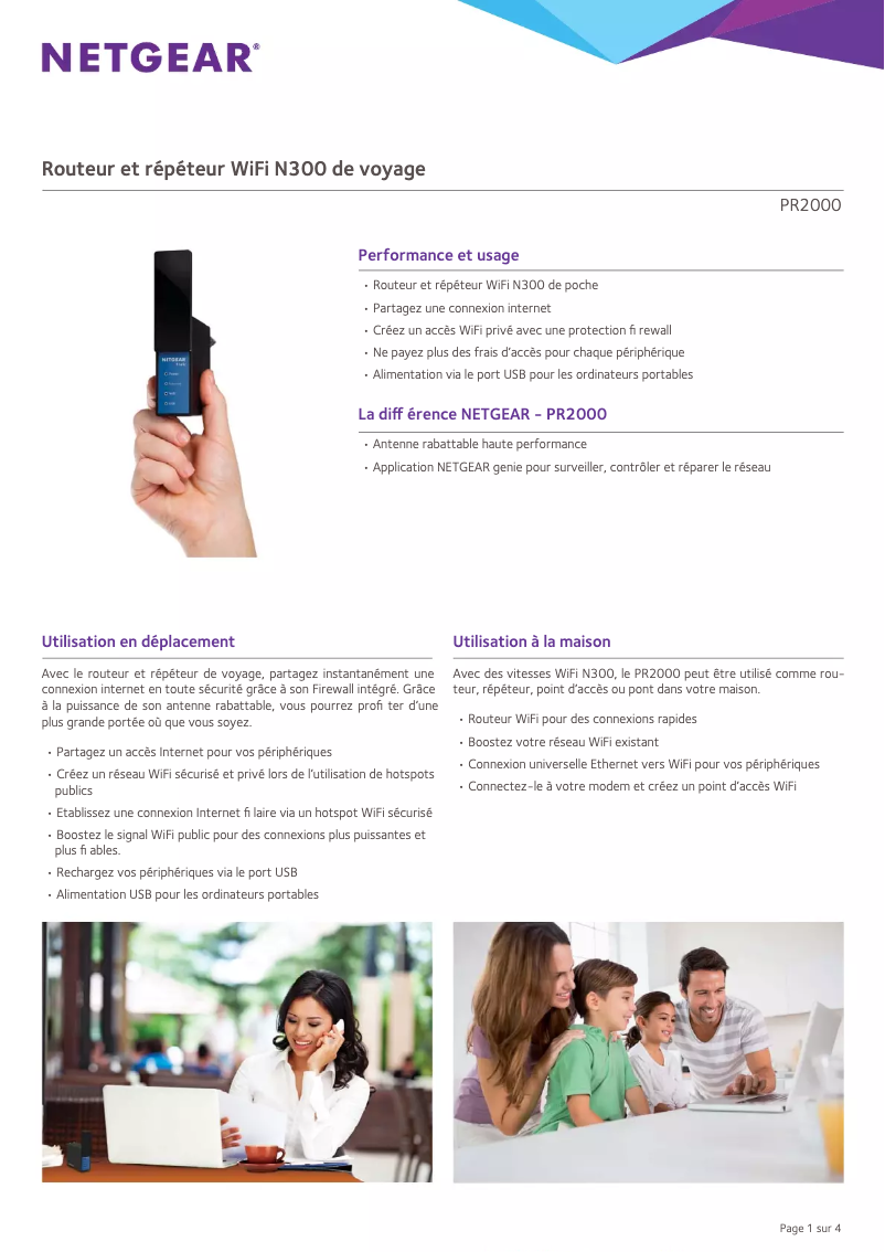 First page image of the manual for PR2000