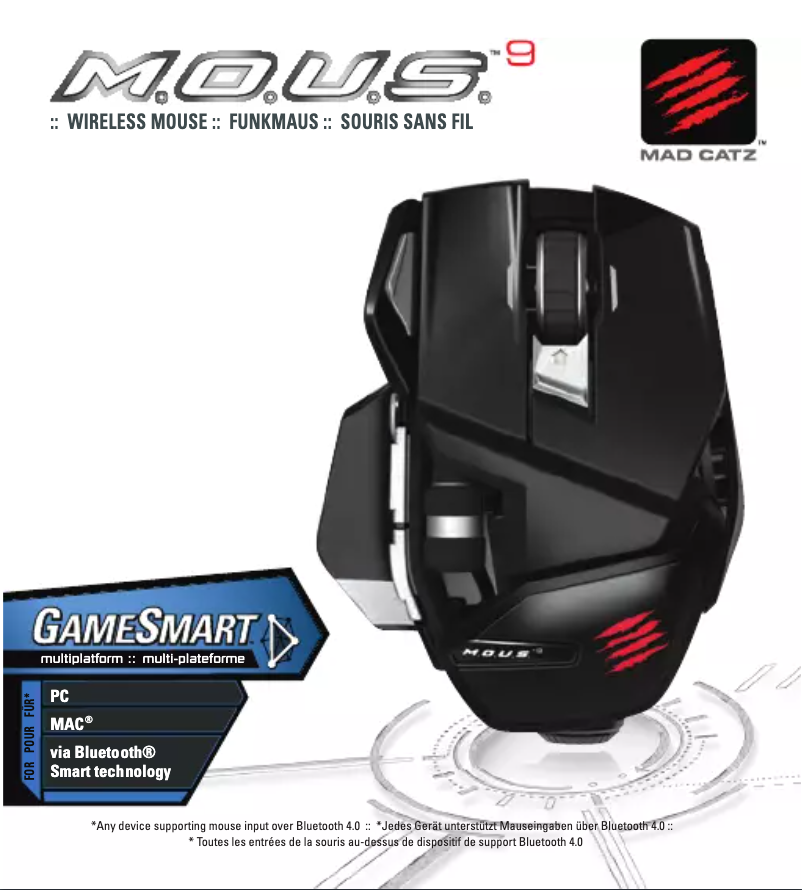Page 1 of the manual User Manual Mad Catz M.O.U.S 9