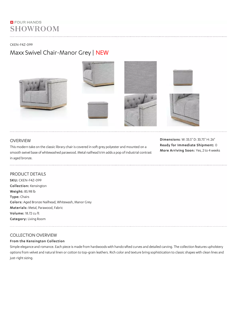 Image de la première page du manuel de l'appareil CKEN-F4Z-099