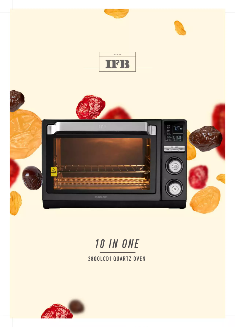 Page 1 of the manual User Manual IFB 28QOLCD1