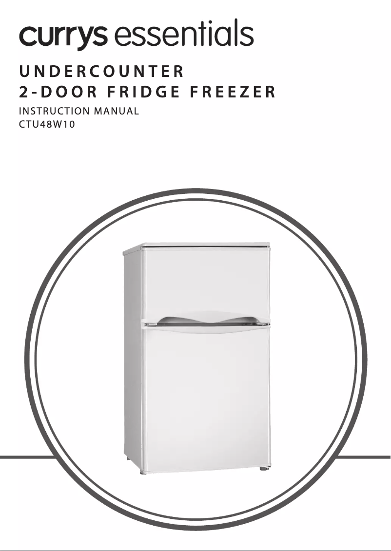 First page image of the manual for CTU48W10