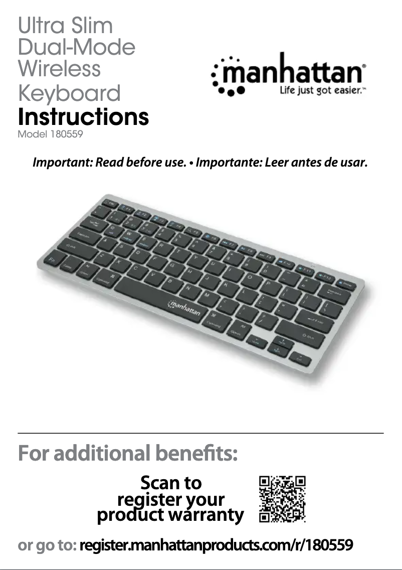 First page image of the manual for 180559