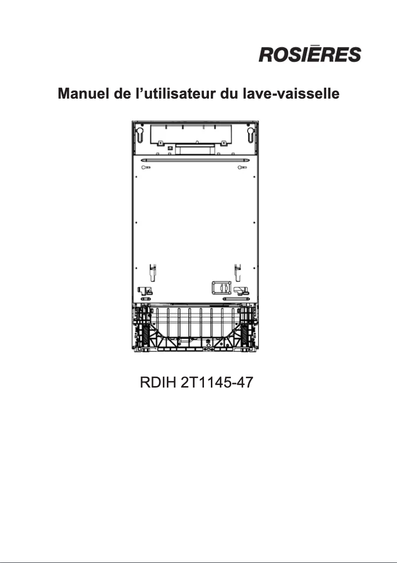 First page image of the manual for RDIH 2T1145