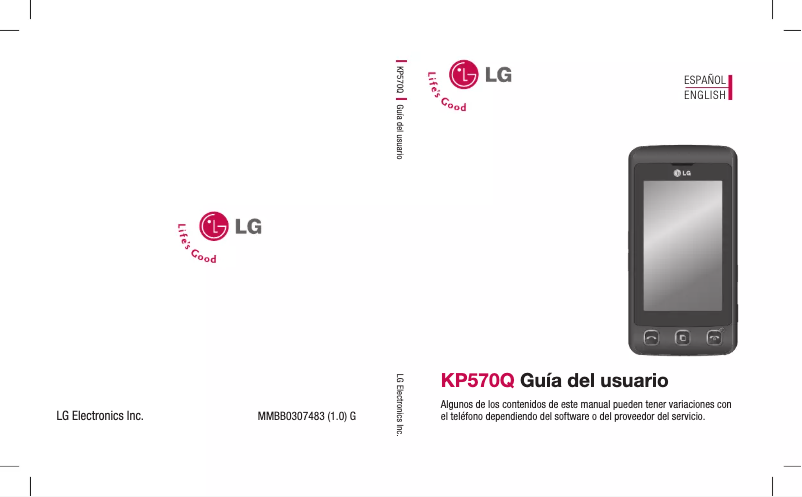 First page image of the manual for Cookie KP570