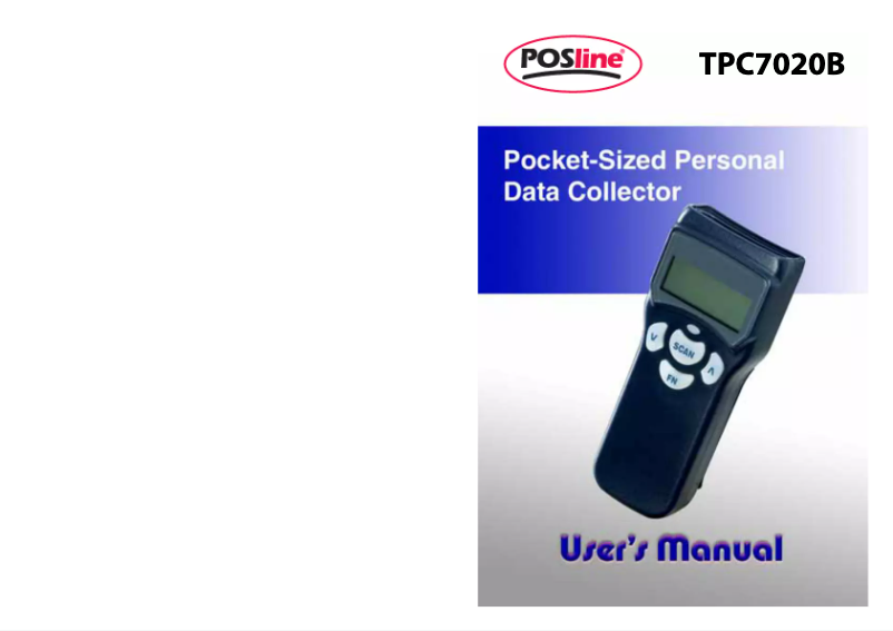 First page image of the manual for TPC7020C