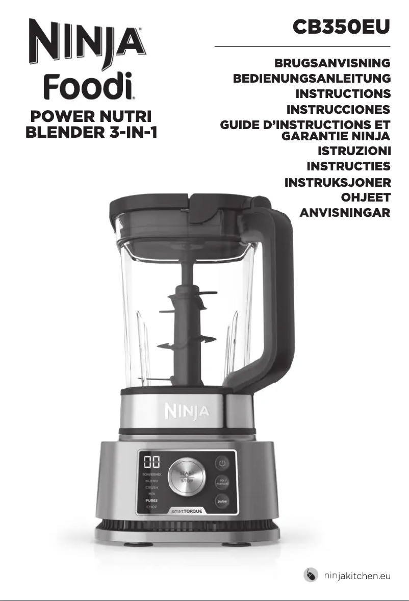 First page image of the manual for Foodi Power Nutri CB350EU