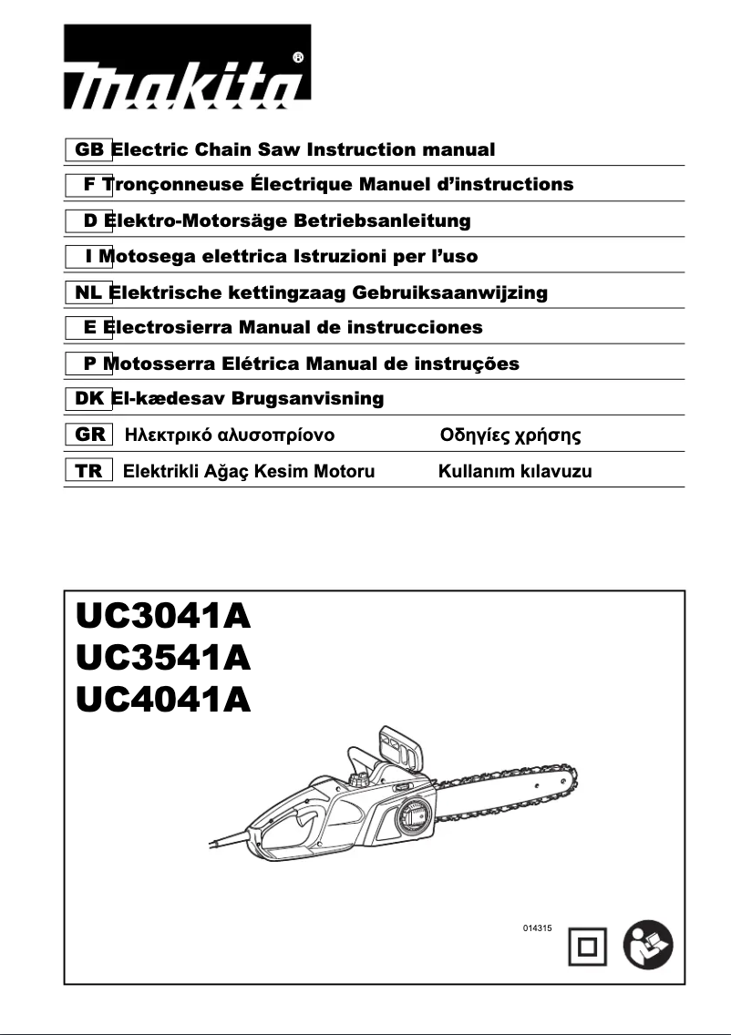 First page image of the manual for UC3541A