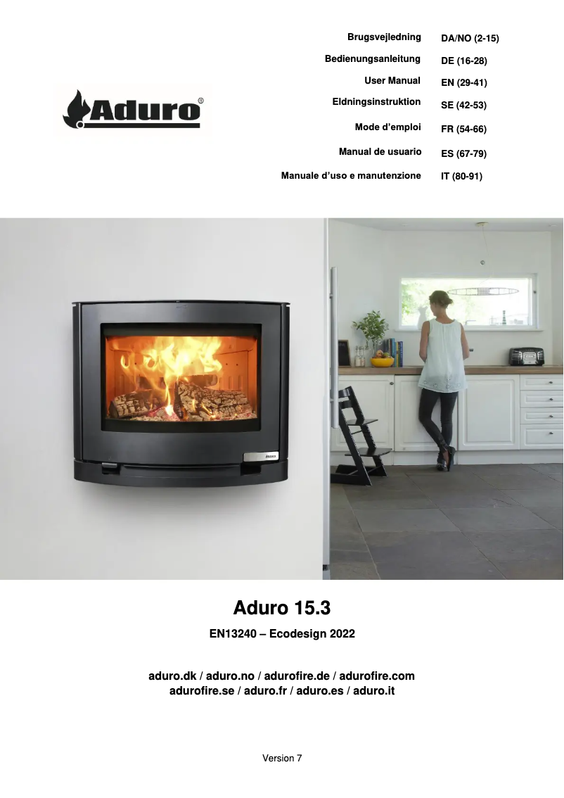 First page image of the manual for 15.3