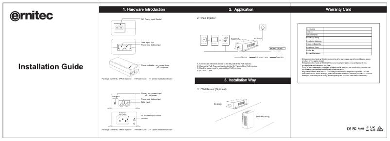 First page image of the manual for ELECTRA-POE-30W