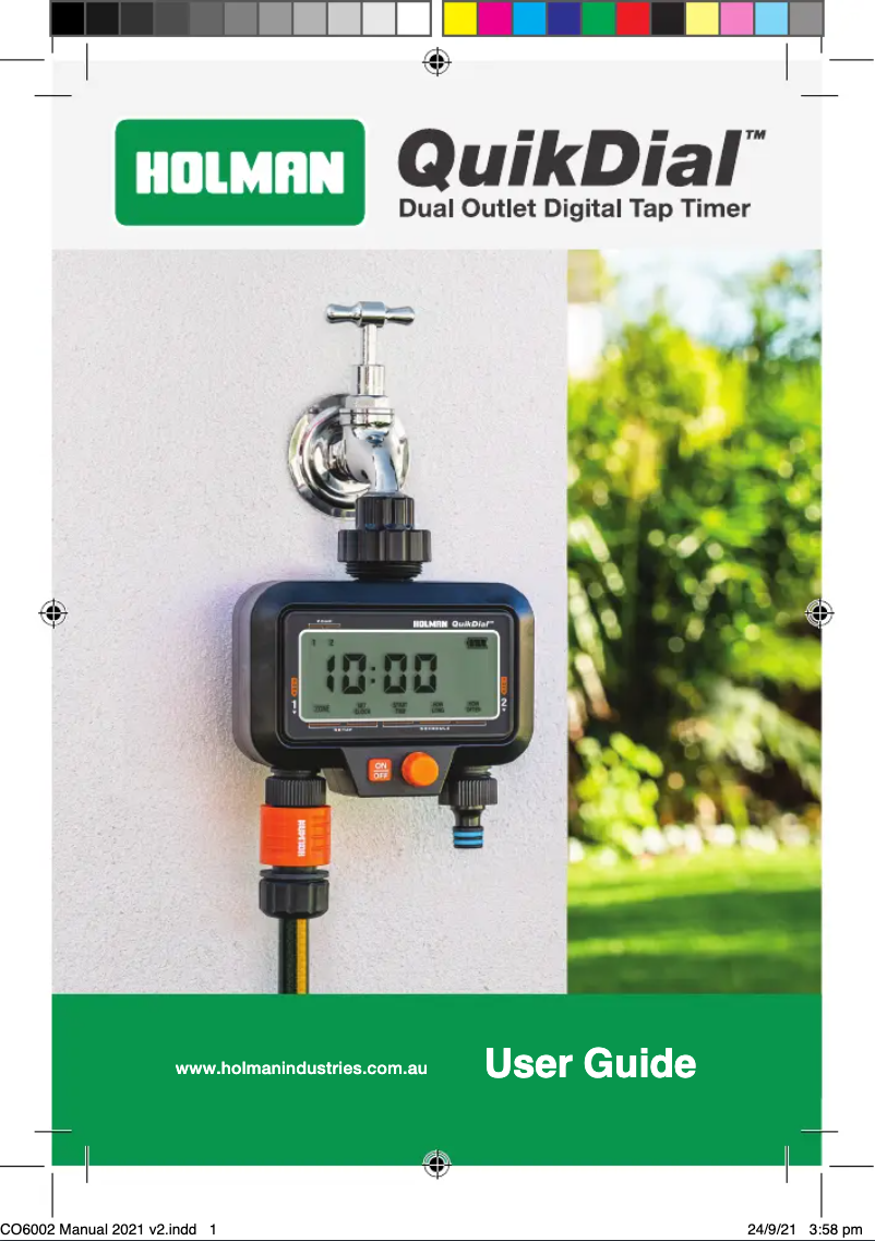 First page image of the manual for CO6002