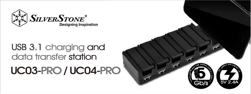 Page 1 of the manual User Manual Silverstone UC03-PRO