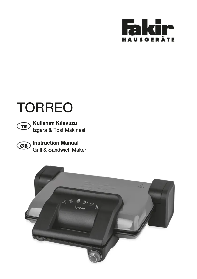 First page image of the manual for Torreo