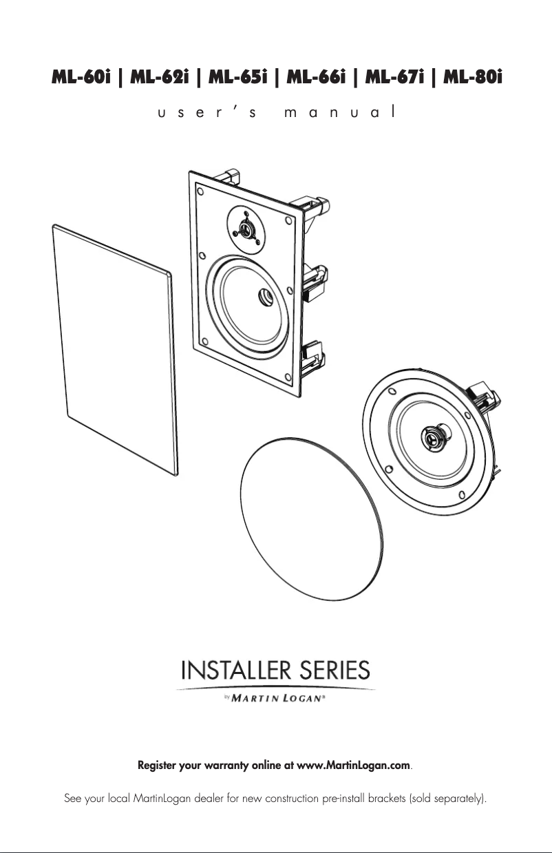 First page image of the manual for ML-62I