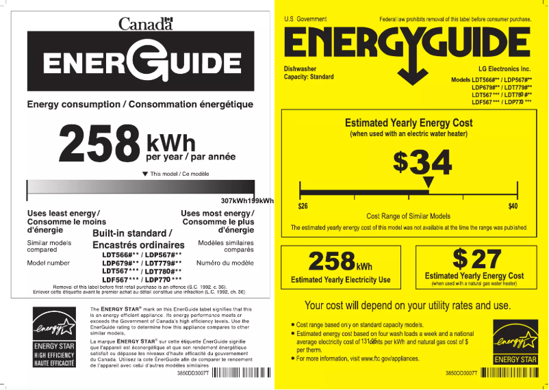 First page image of the manual for LDF5678BD