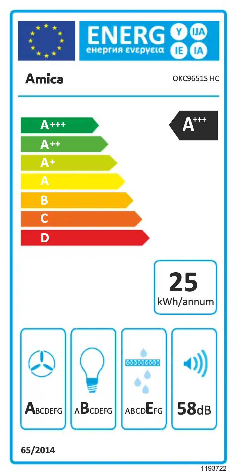 First page image of the manual for OKC9651S HC