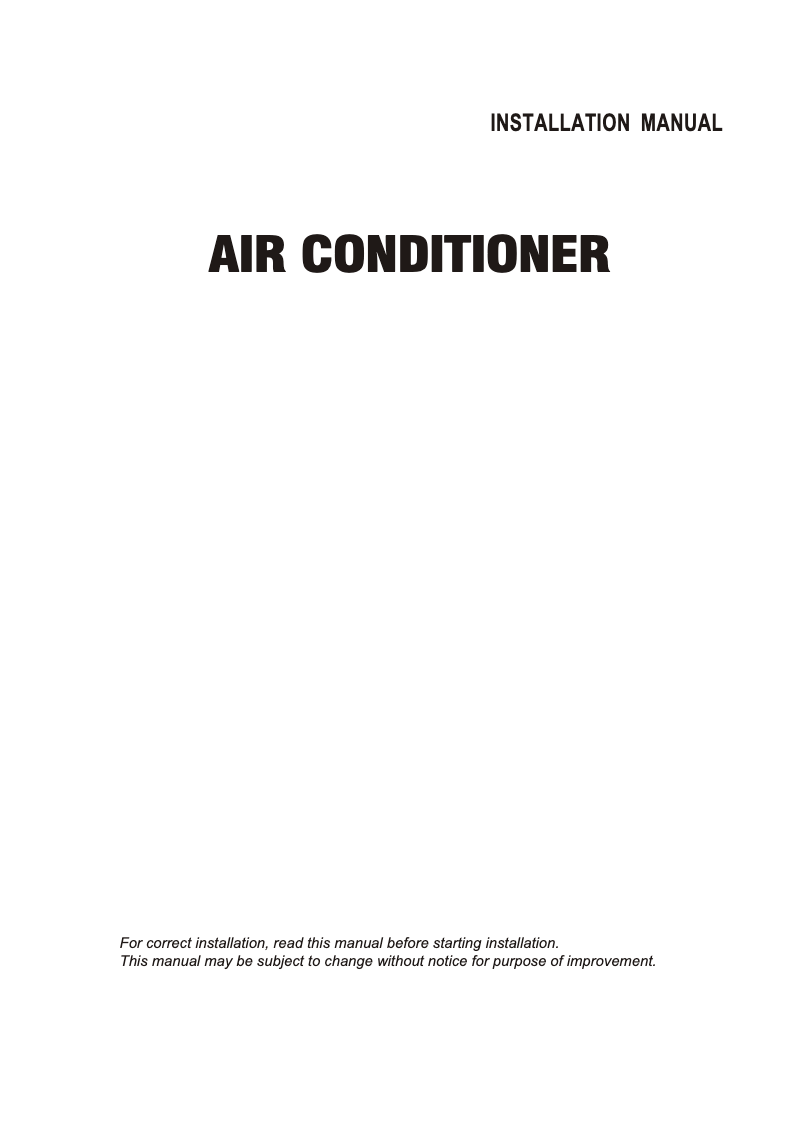 First page image of the manual for MTA3-48HRN1