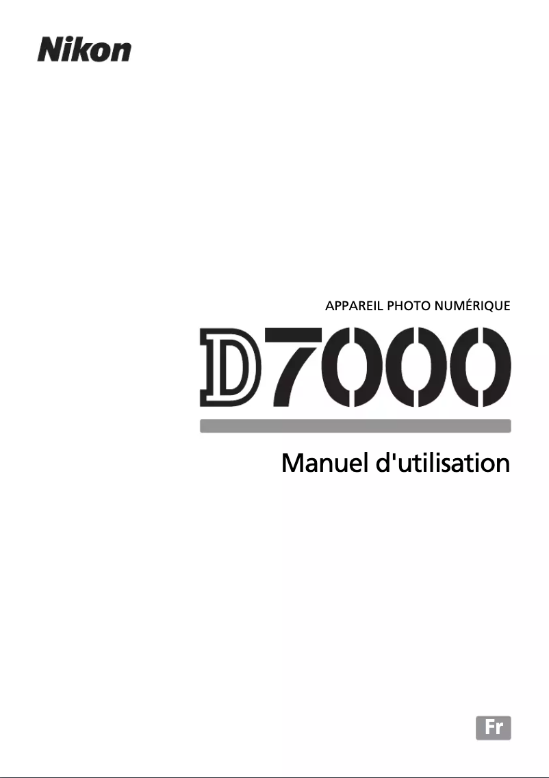 First page image of the manual for D7000