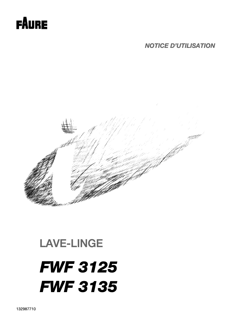 First page image of the manual for FWF3135