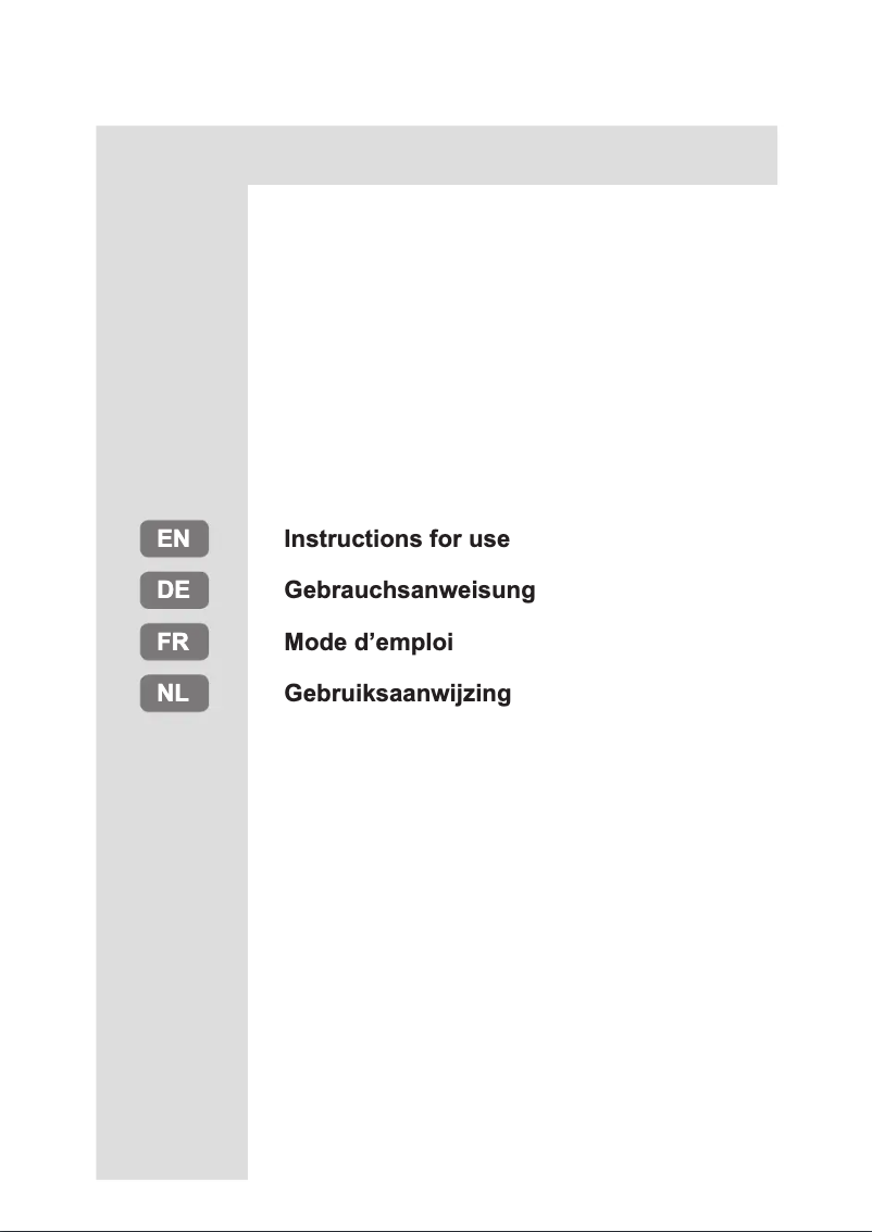 First page image of the manual for KRI 1885 A+