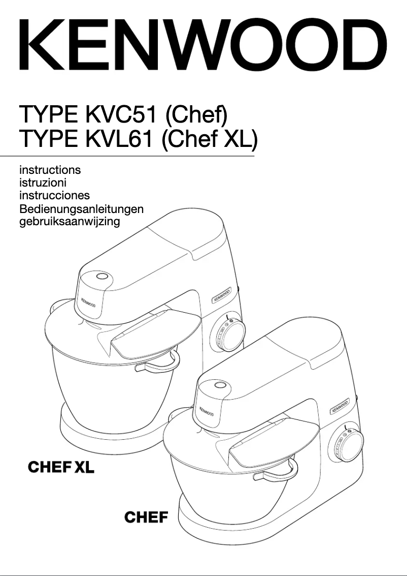 First page image of the manual for Chef Elite KVC5401S