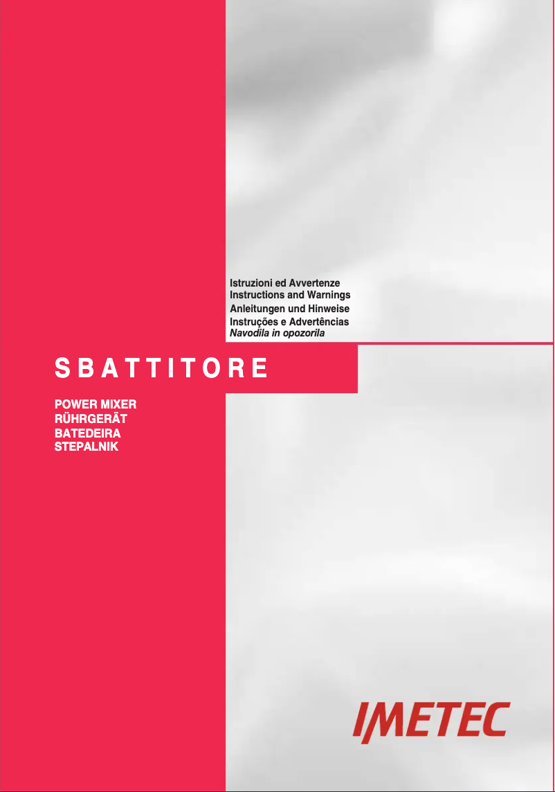 First page image of the manual for Dolcevita ST7