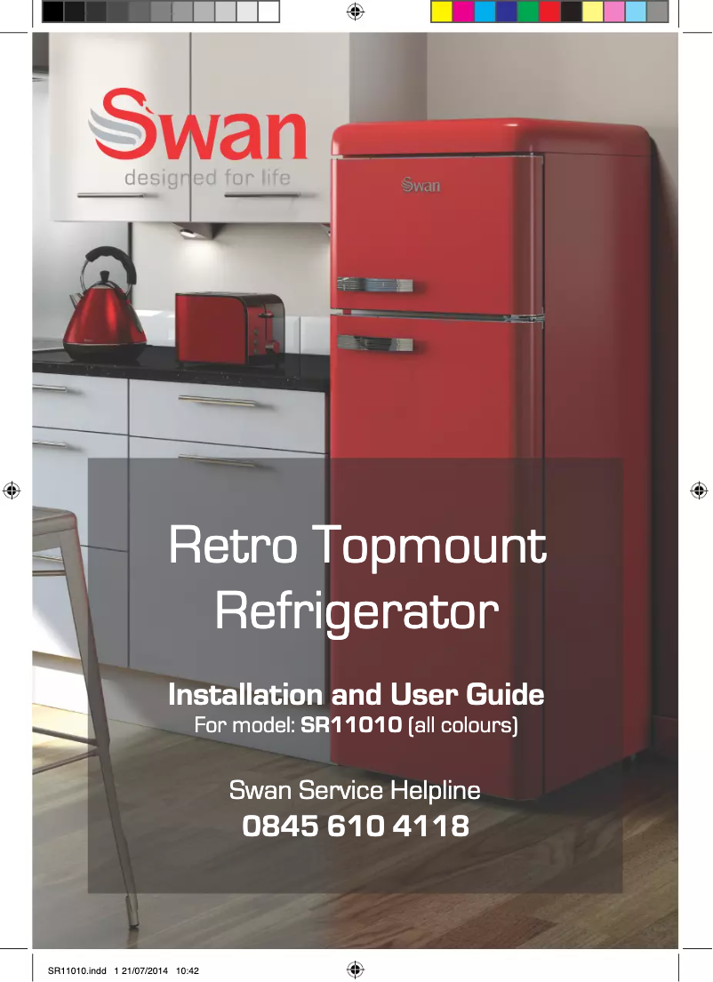 Page 1 of the manual User Manual Swan SR11010RN