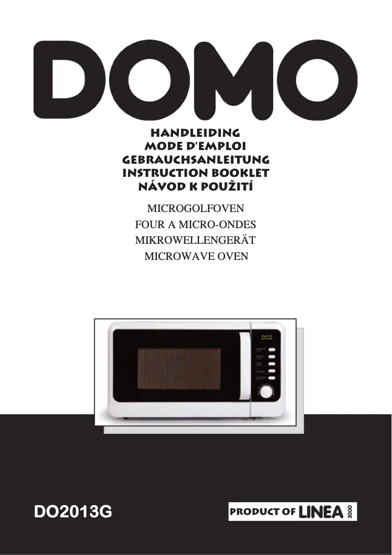 First page image of the manual for DO2013G