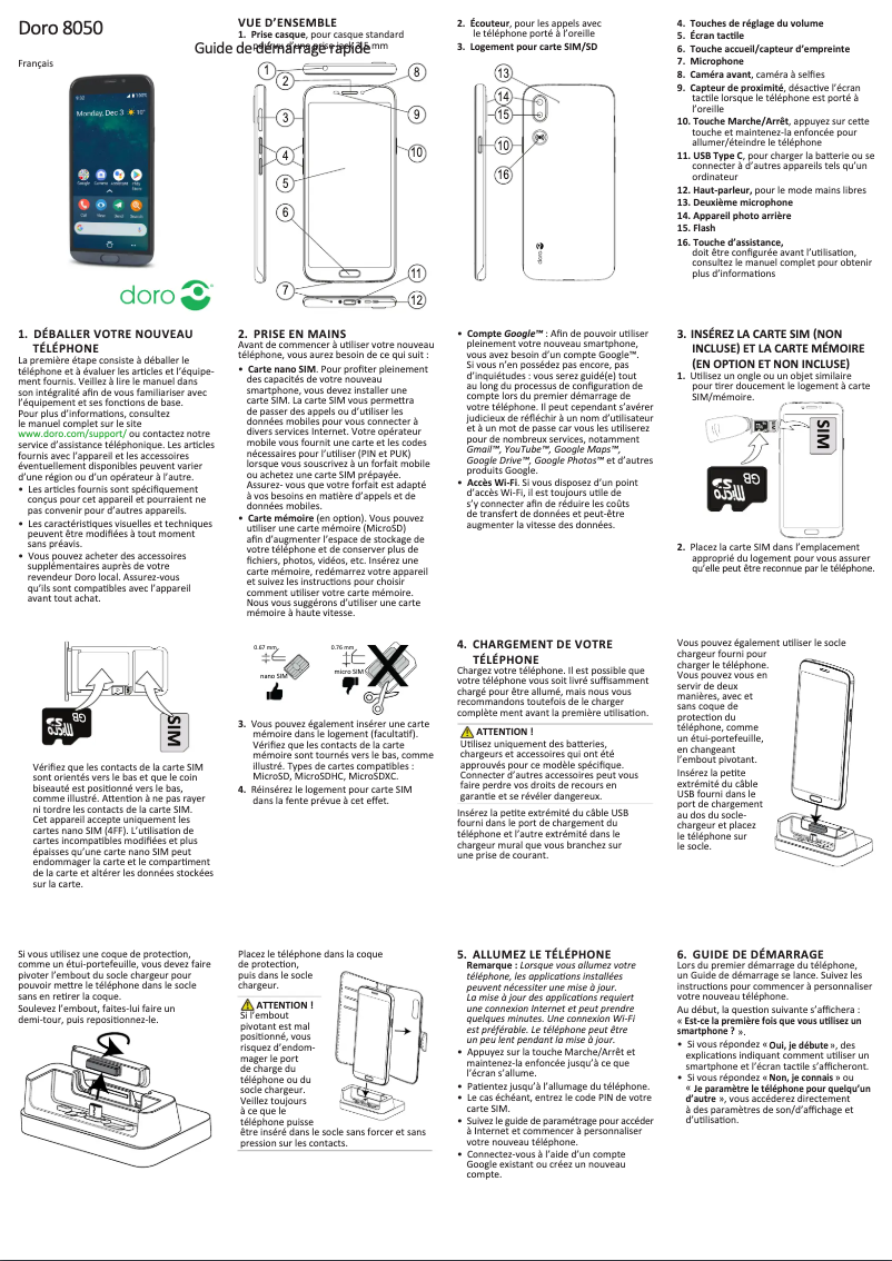 First page image of the manual for 8050 Plus