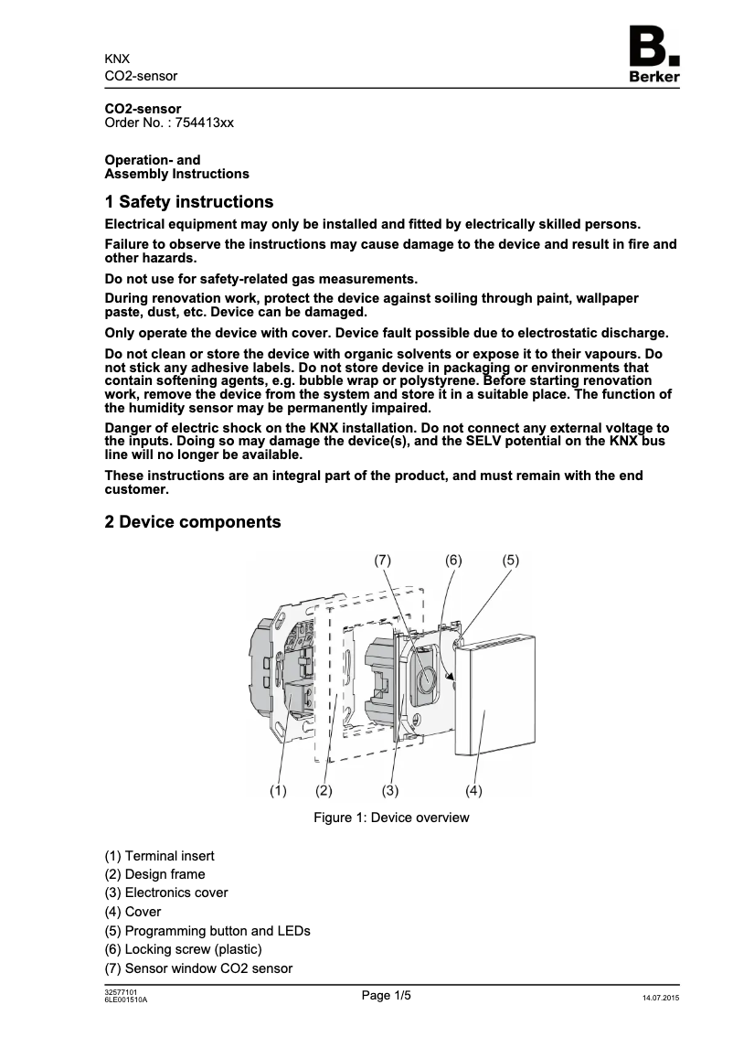 First page image of the manual for 75441329