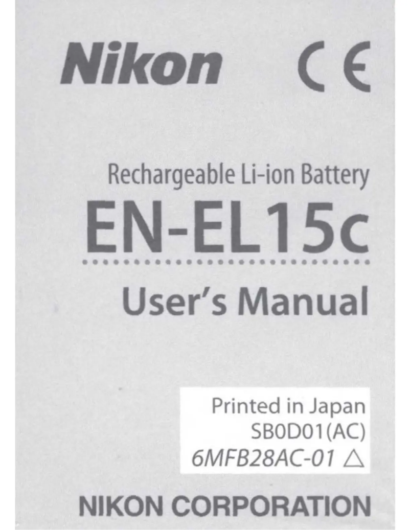 First page image of the manual for EN-EL15c