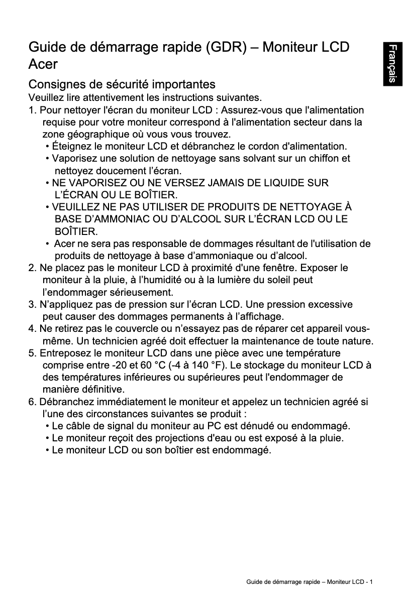 First page image of the manual for EI491CR