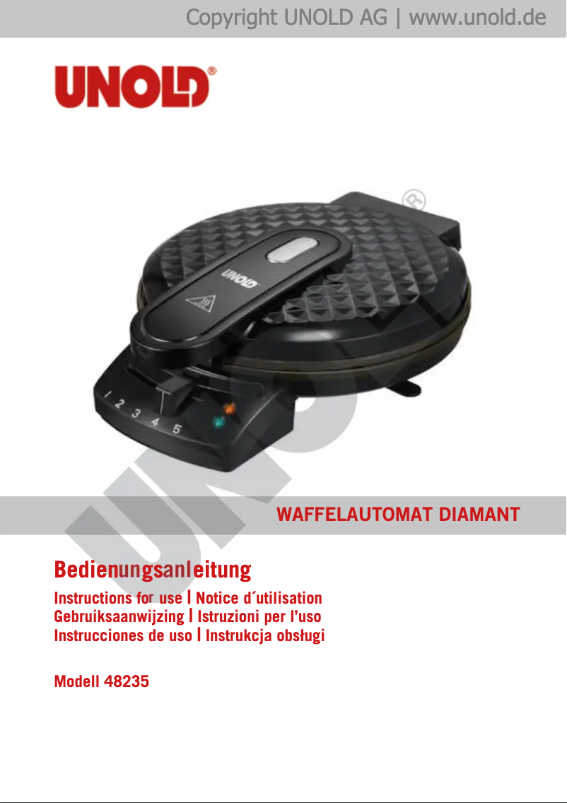 First page image of the manual for Diamond 48235