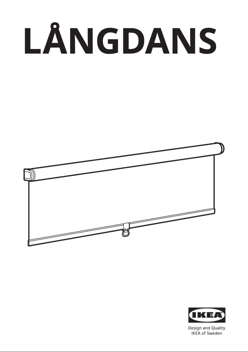 Page 1 of the manual User Manual Ikea LÅNGDANS 504.718.37