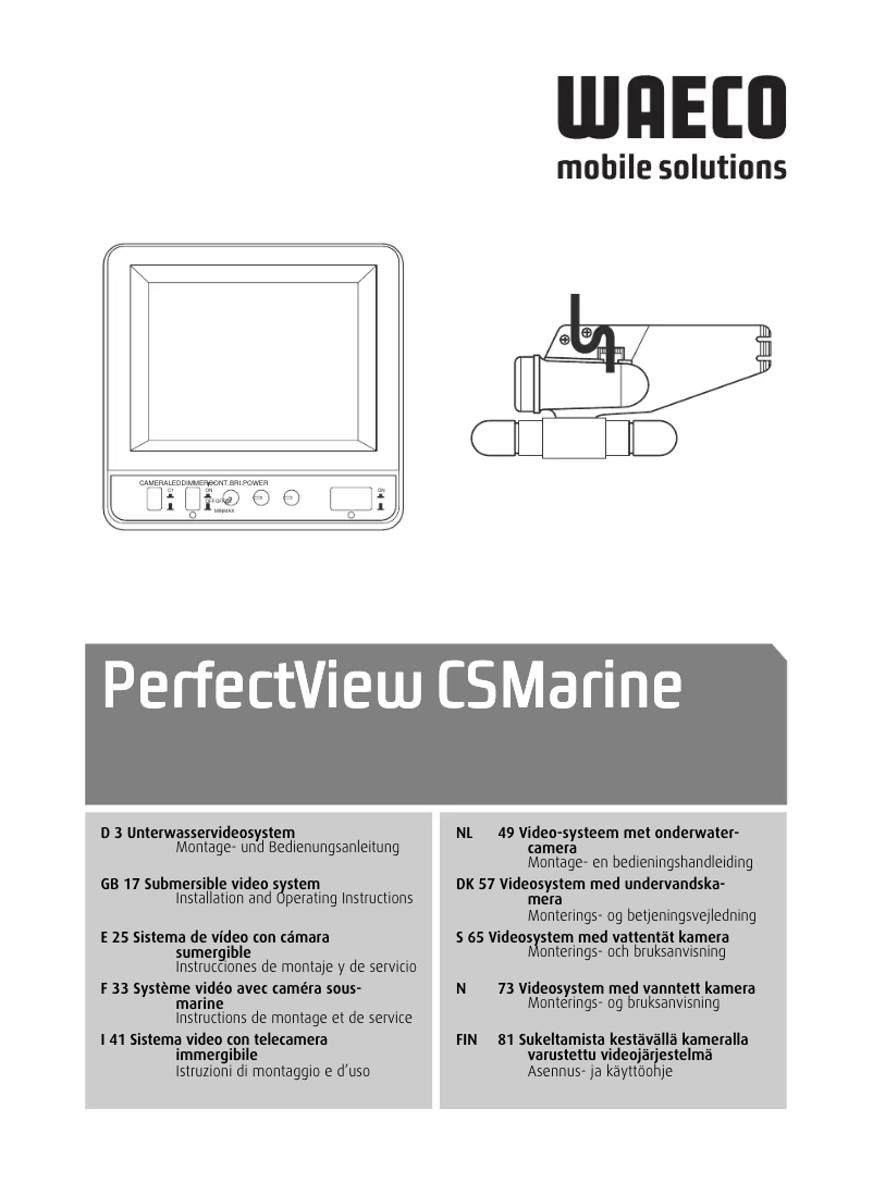 Page 1 of the manual Installation Guide Dometic CF IC80