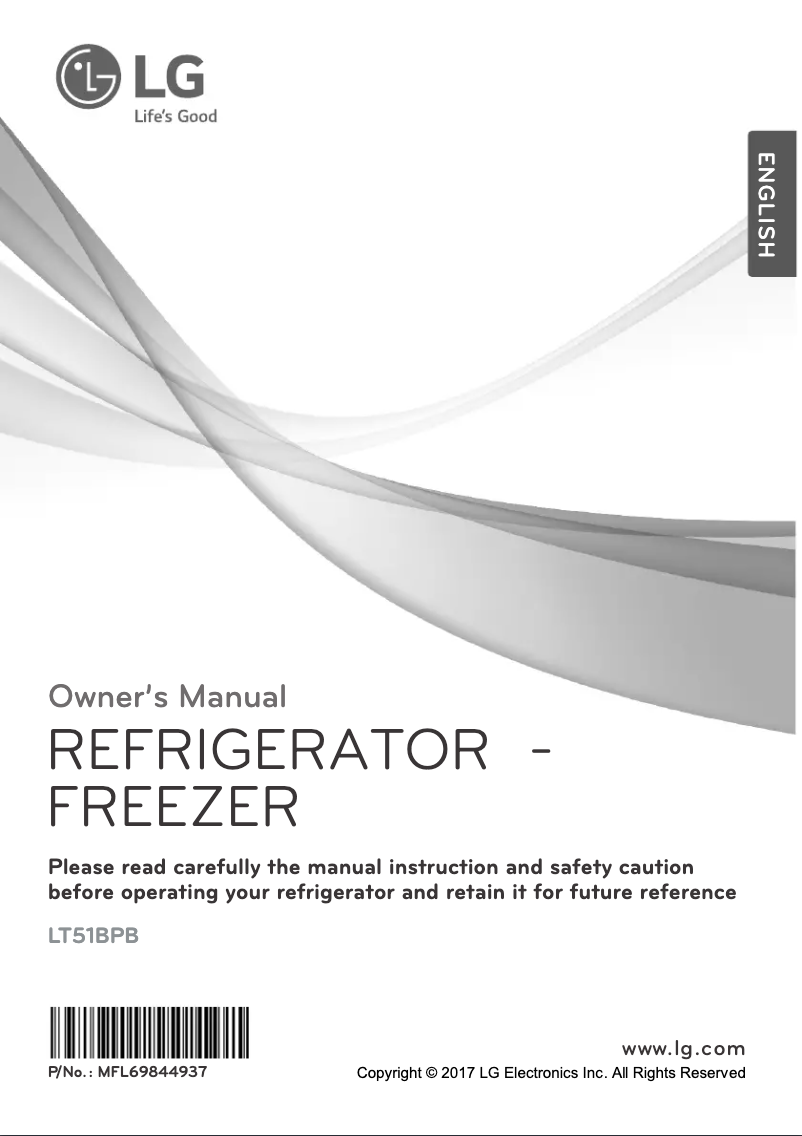 Page 1 of the manual User Manual LG LT51BPB