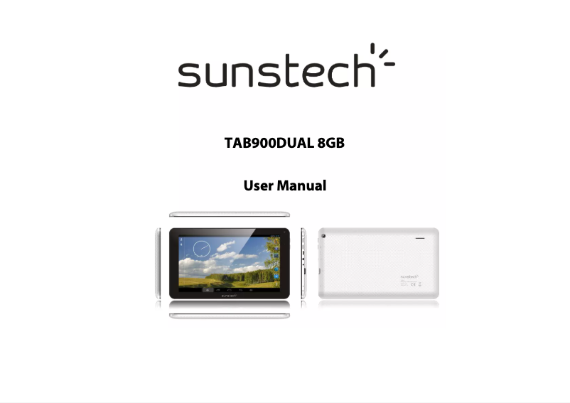 First page image of the manual for TAB900DUAL