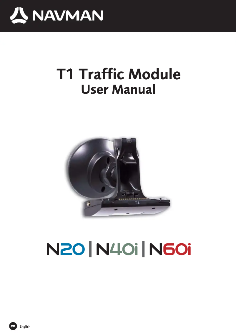 First page image of the manual for T1